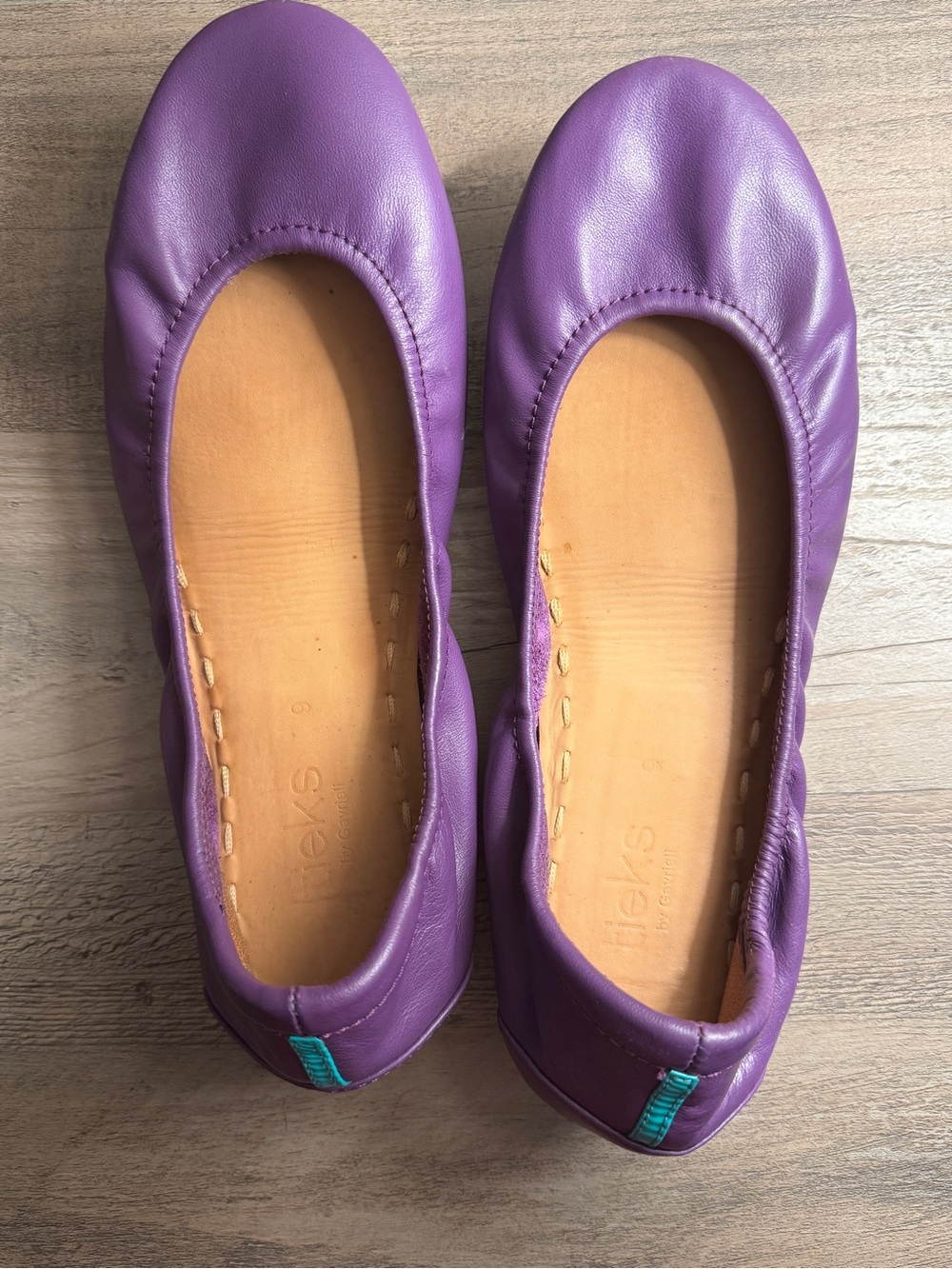 Tieks lilac purple size 9 ballet flats